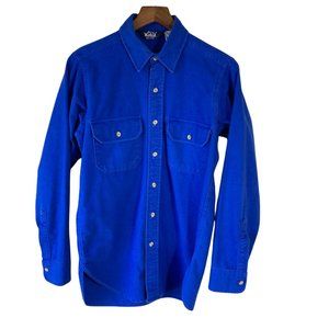 Woolrich Men's Blue Casual Button Down Shirt